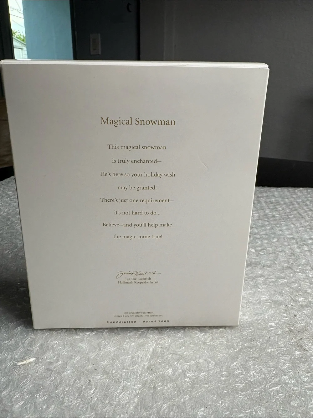 Hallmark Keepsake Ornament titled 